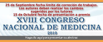 Incripci�n - XVIII Congreso Nacional de Medicina